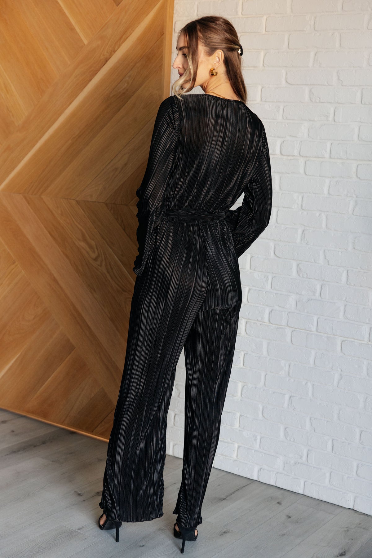 Night Out Plisse Jumpsuit - 11/14/2024