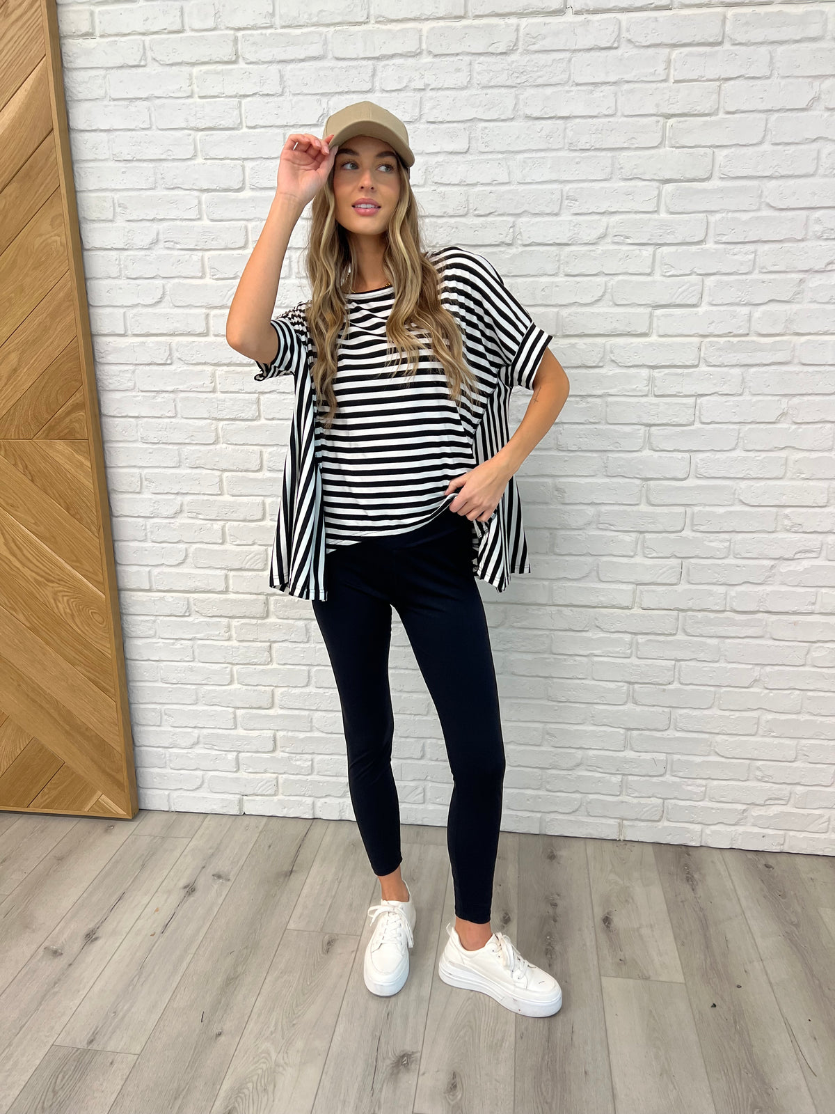 No Stopping It Striped Oversized Top - 2/10/2025