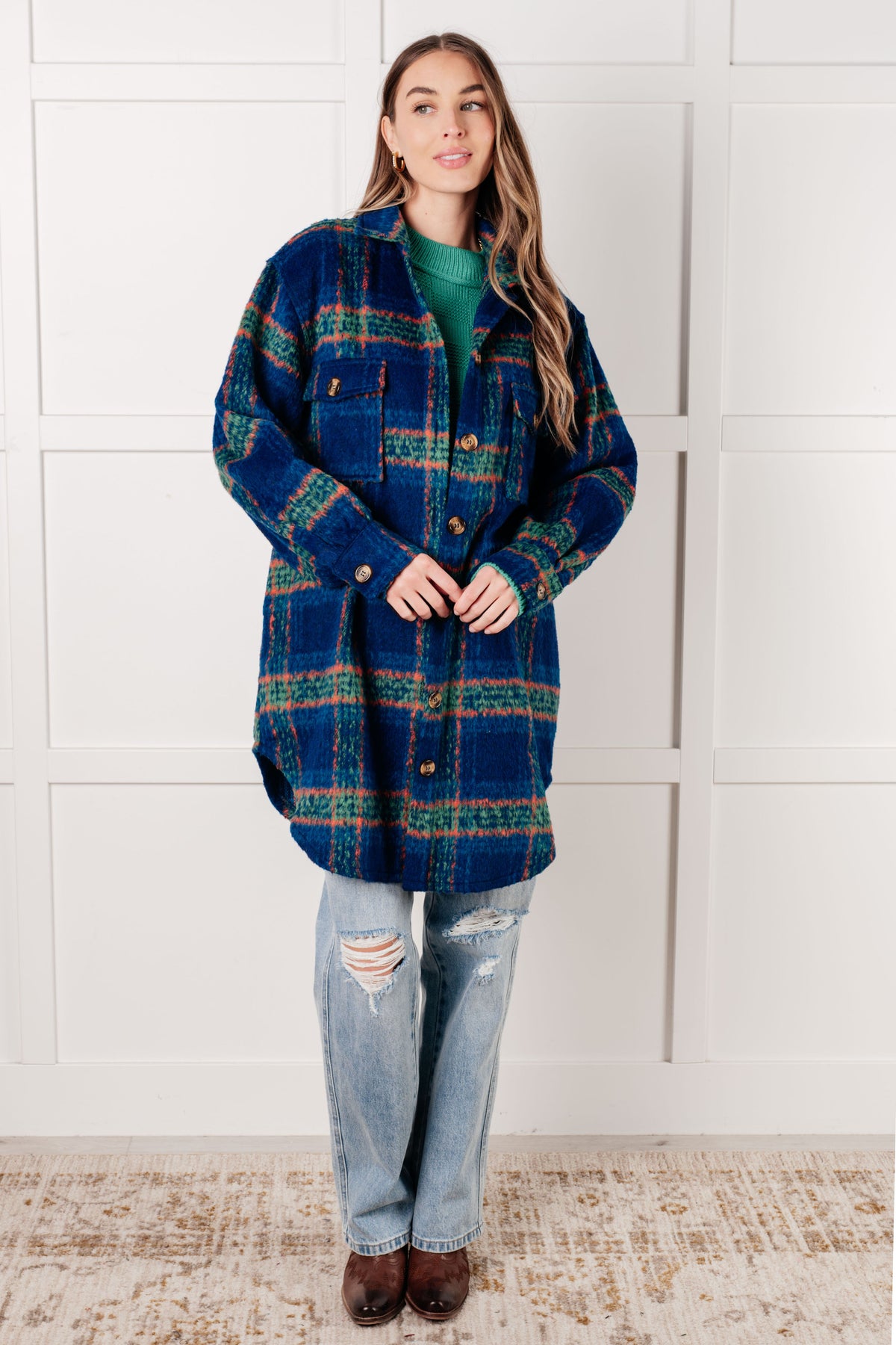 No Tears Plaid Coat - 1/23/2025