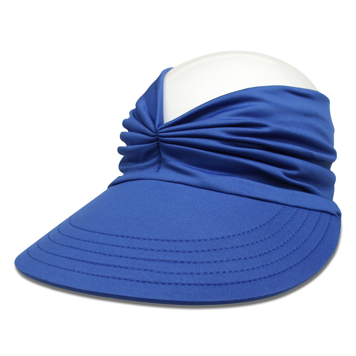 Ruched Visor in Assorted Colors - RTS