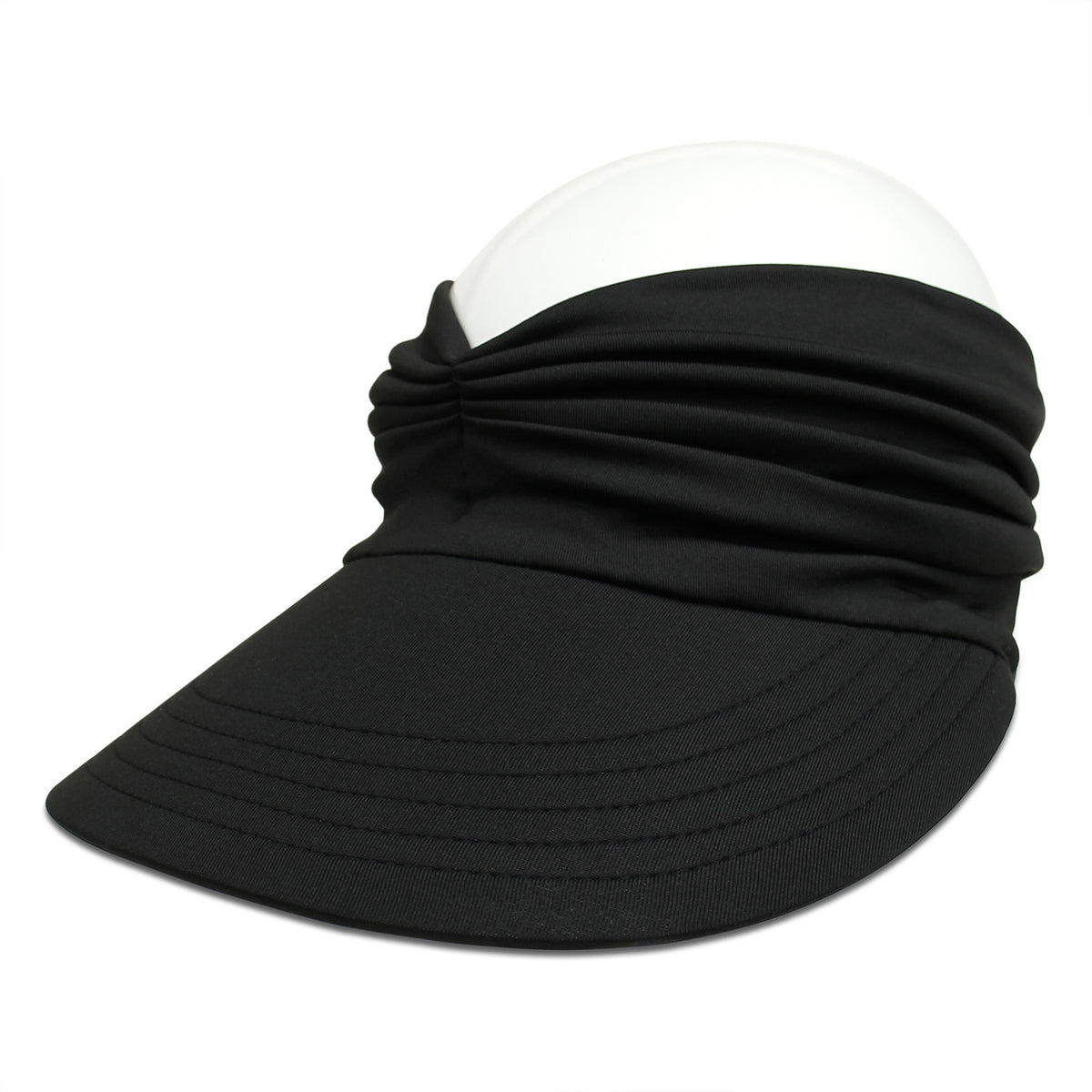 Ruched Visor in Assorted Colors - RTS