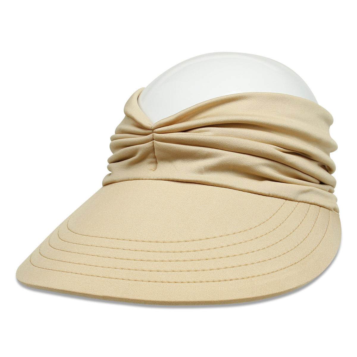 Ruched Visor in Assorted Colors - RTS