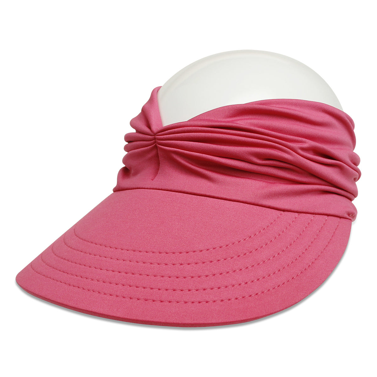 Ruched Visor in Assorted Colors - RTS