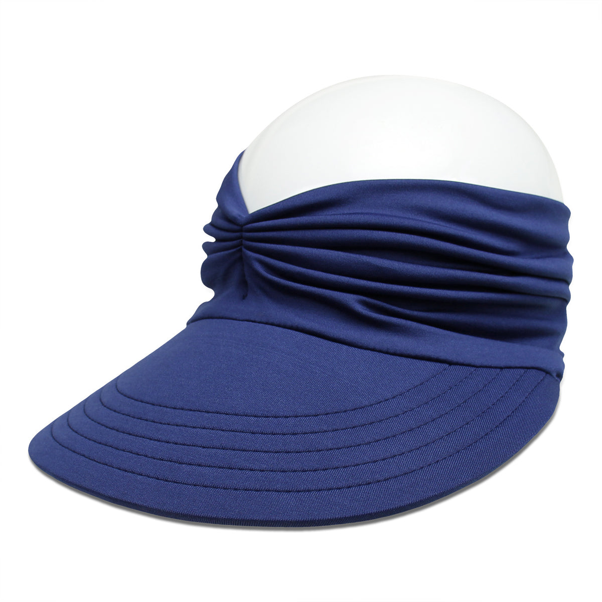 Ruched Visor in Assorted Colors - RTS