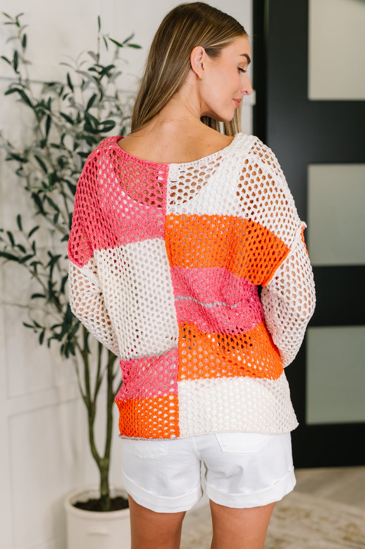 Off the Grid Net Color Block Layering Top - 7/29/2025 NEW