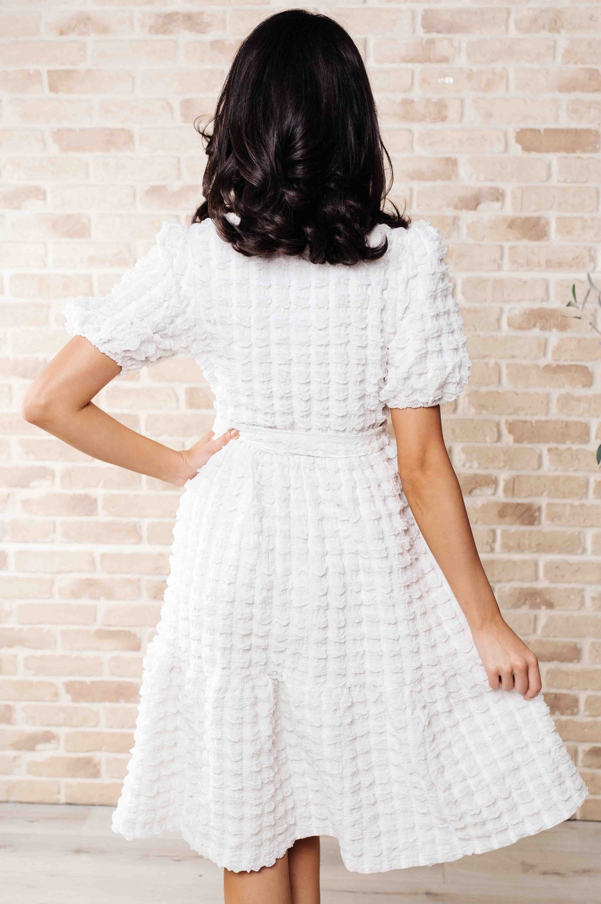 On Cloud Nine Bubble Midi Dress - 3/27/2025