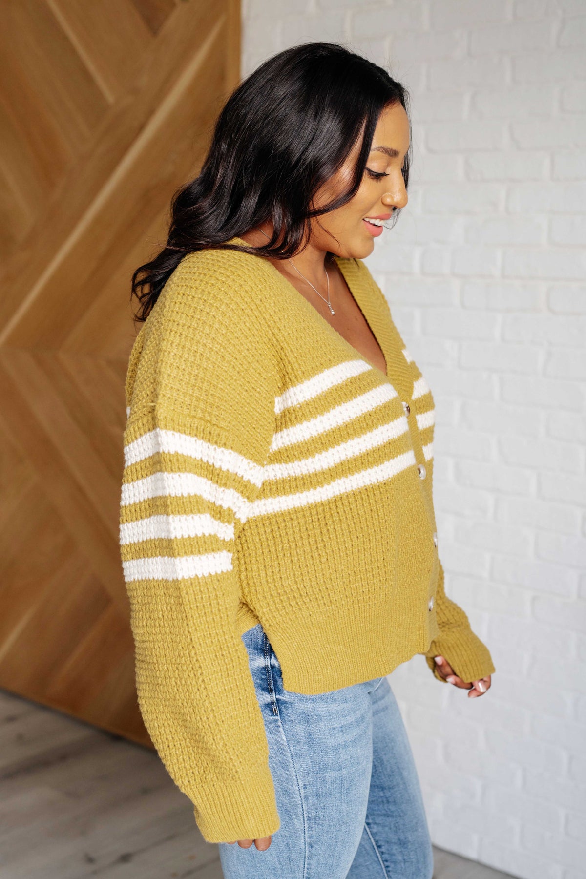 On Top of the World Striped Cardigan - 10/30/2025