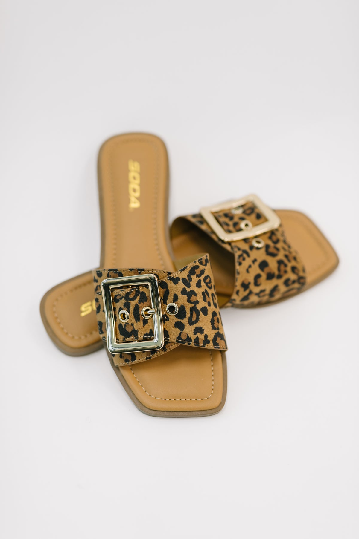 Opera Square Toe Buckle Slip On Sandal - 3/31/2026