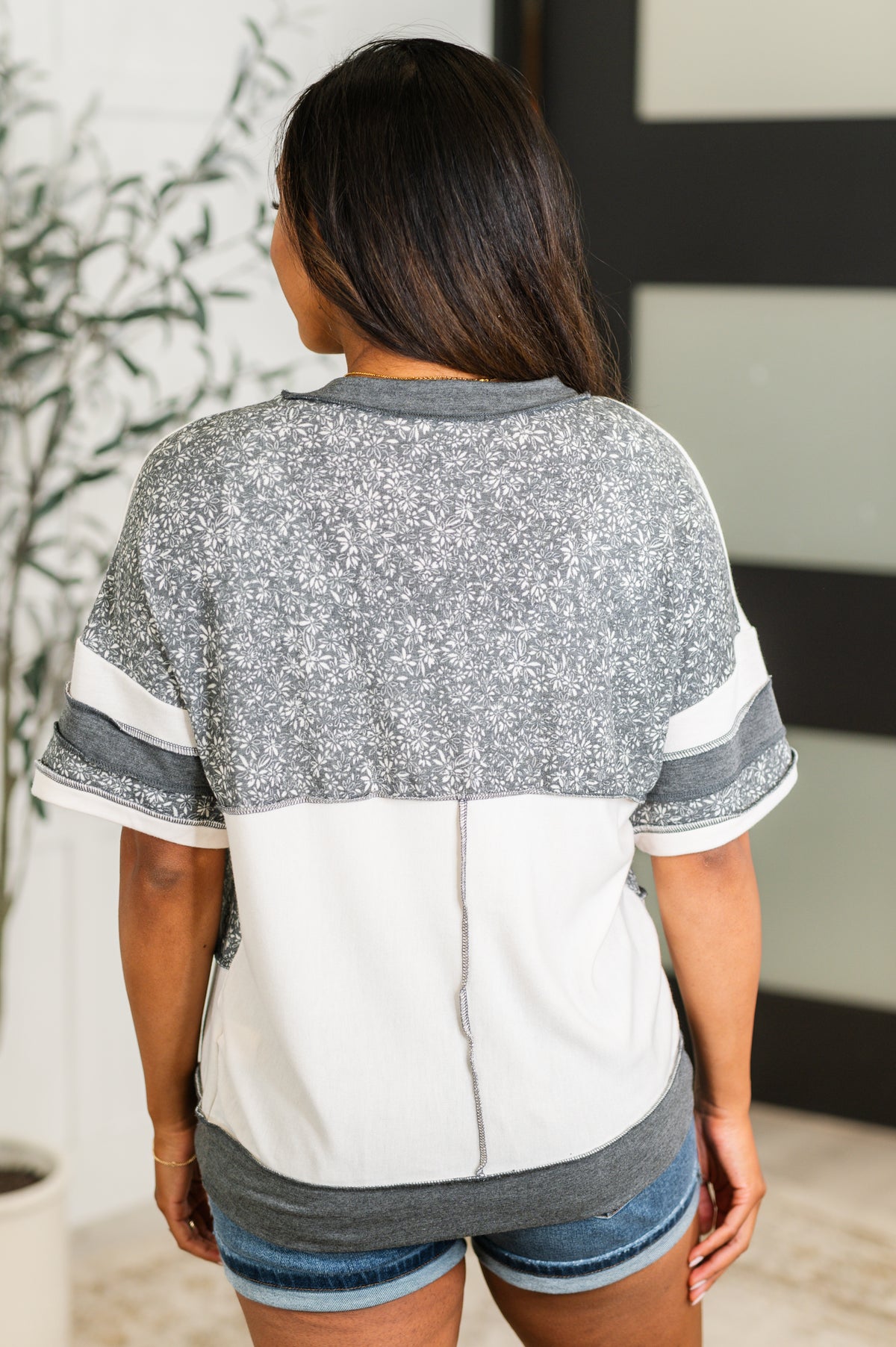 Patch Me If You Can Drop Shoulder Top - 5/20/2025