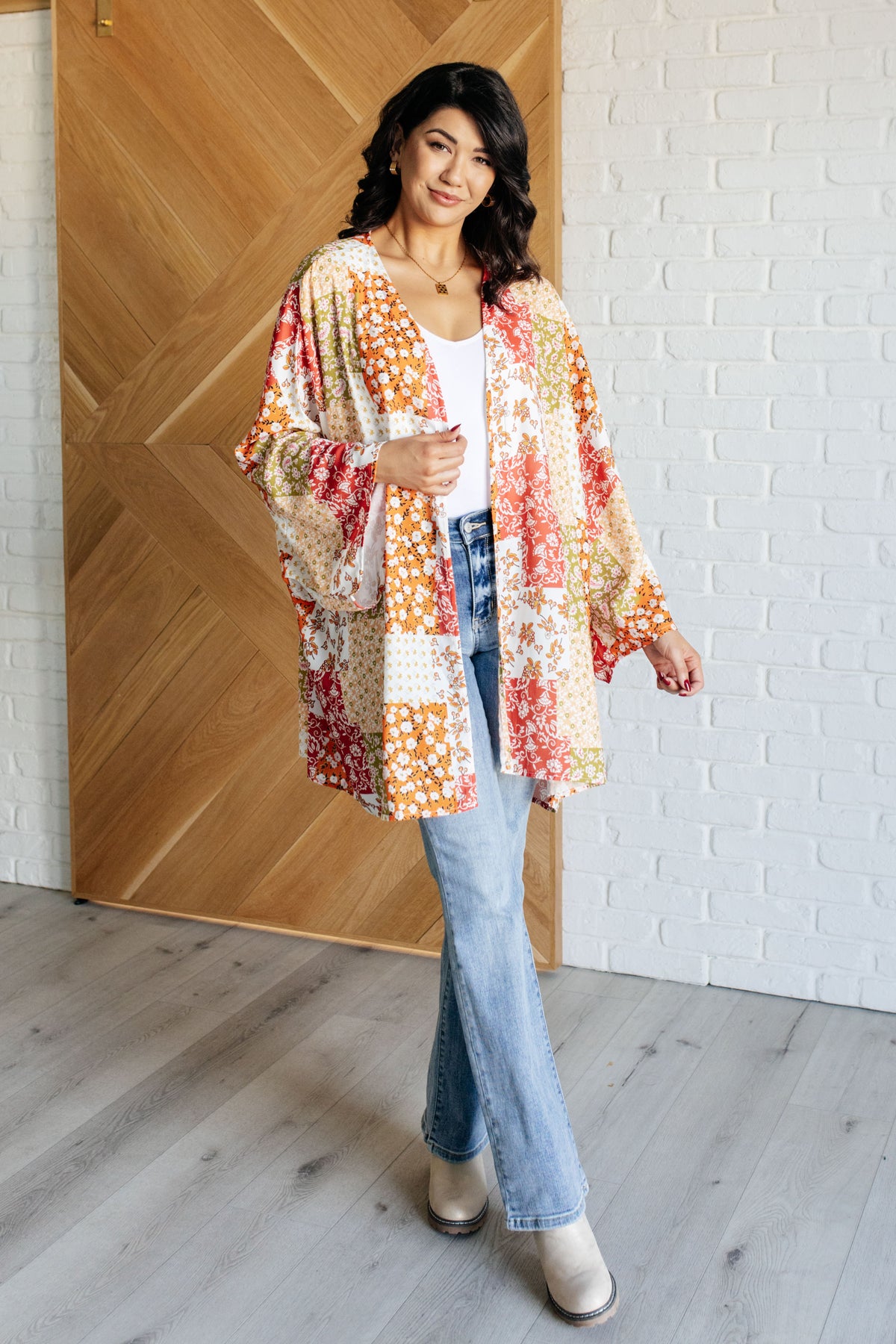 Patchwork of Feelings Mixed Floral Kimono - 10/15/2024