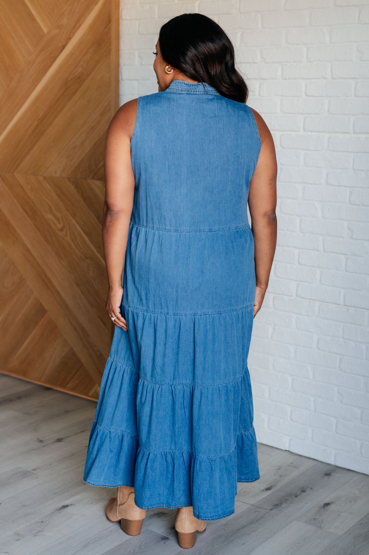 Perfect Choice Denim Maxi Dress - 10/8/2024