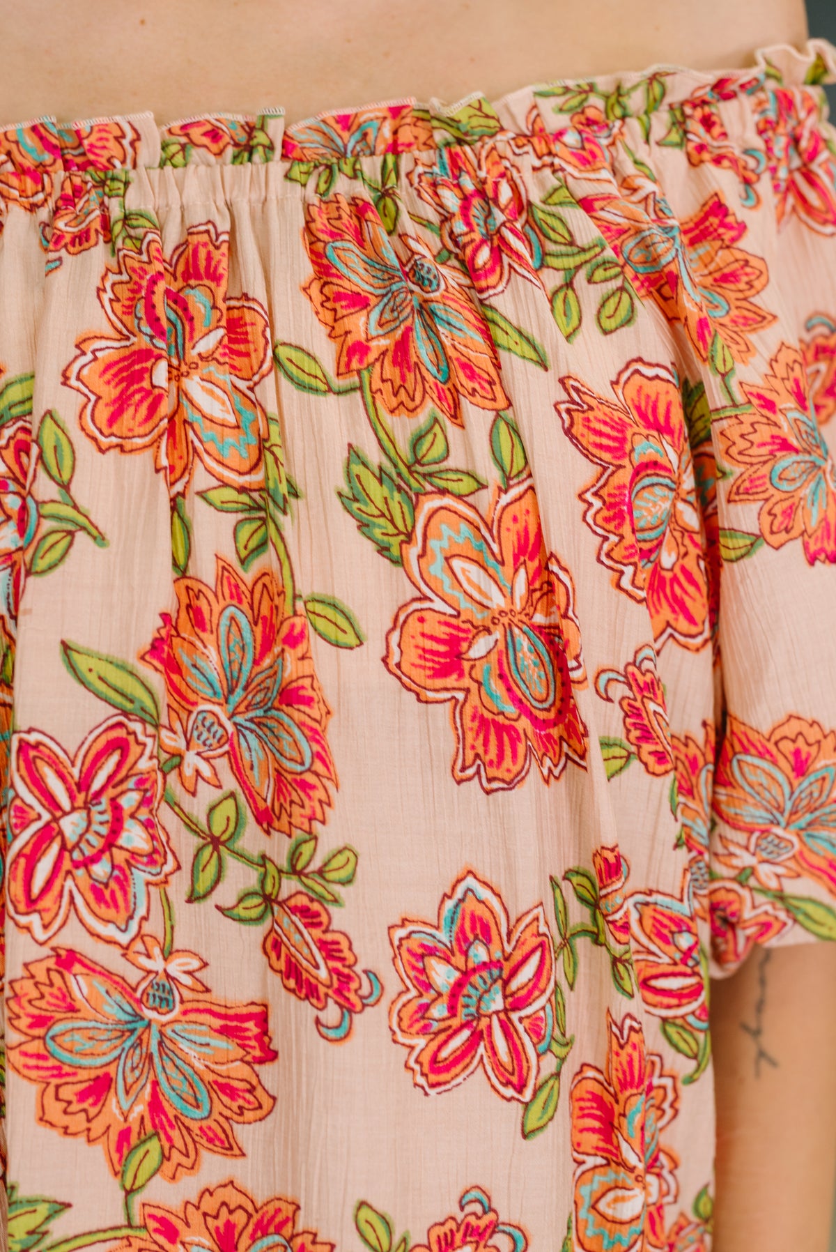 Petal Perfect Off the Shoulder Blouse - 4/20/2026