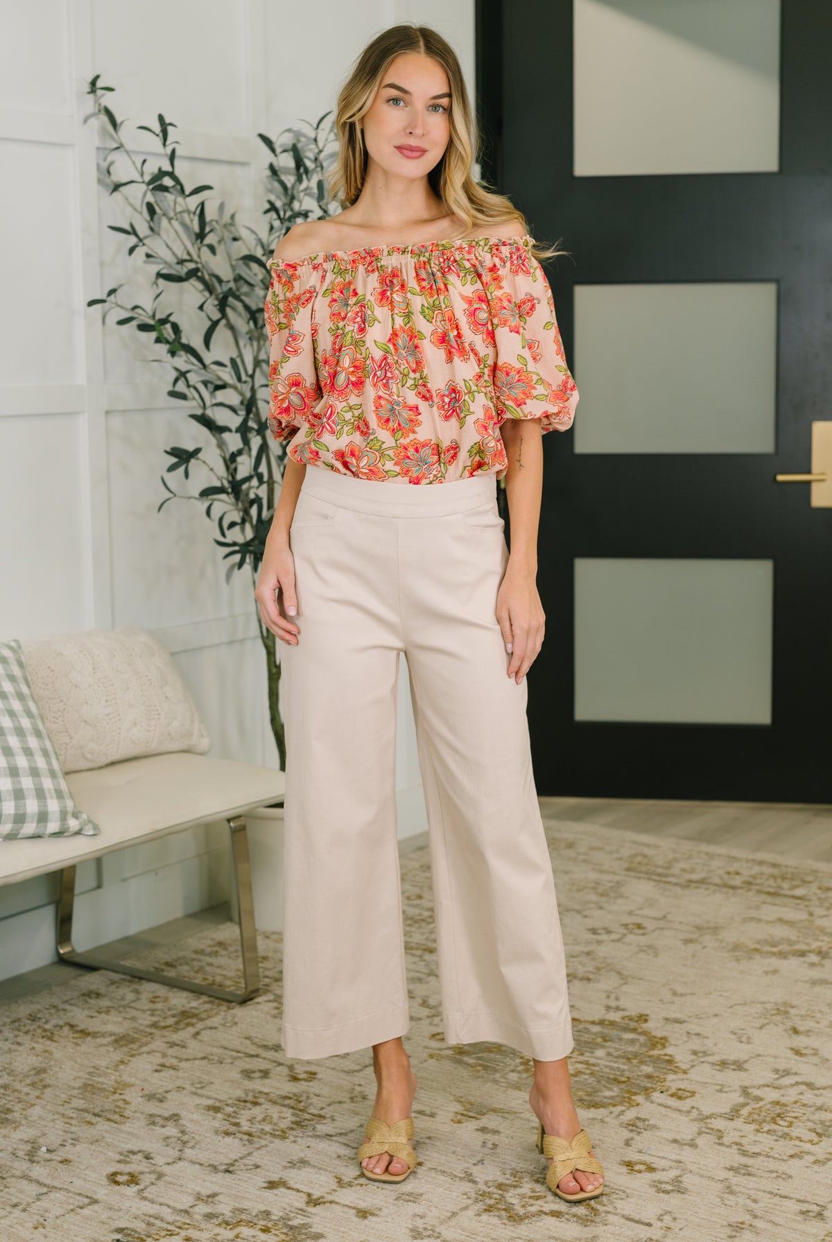 Petal Perfect Off the Shoulder Blouse - 4/20/2026