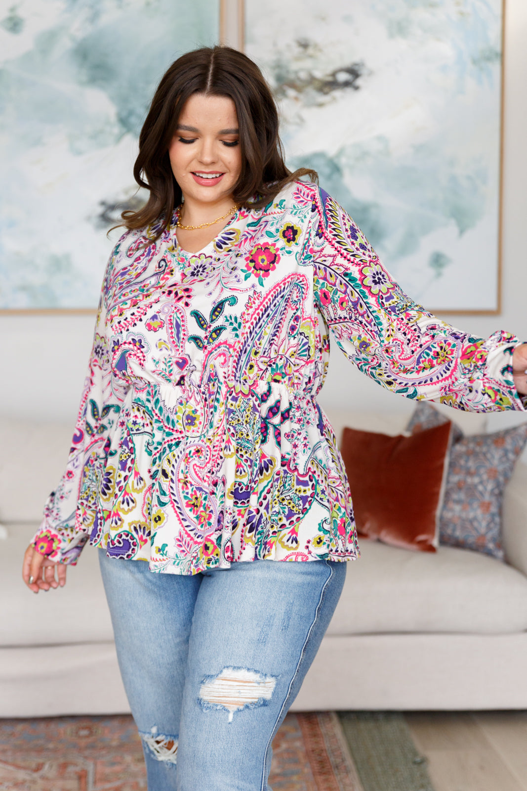 Pick a Color Peplum Blouse - 9/15/2025