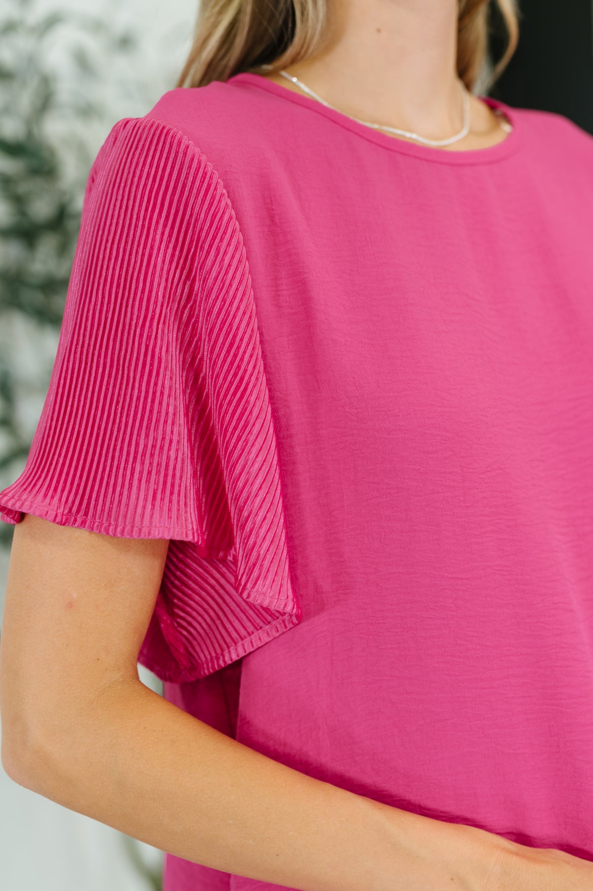 Pink and Perfect Ruffle Sleeve Top - 4/30/2026
