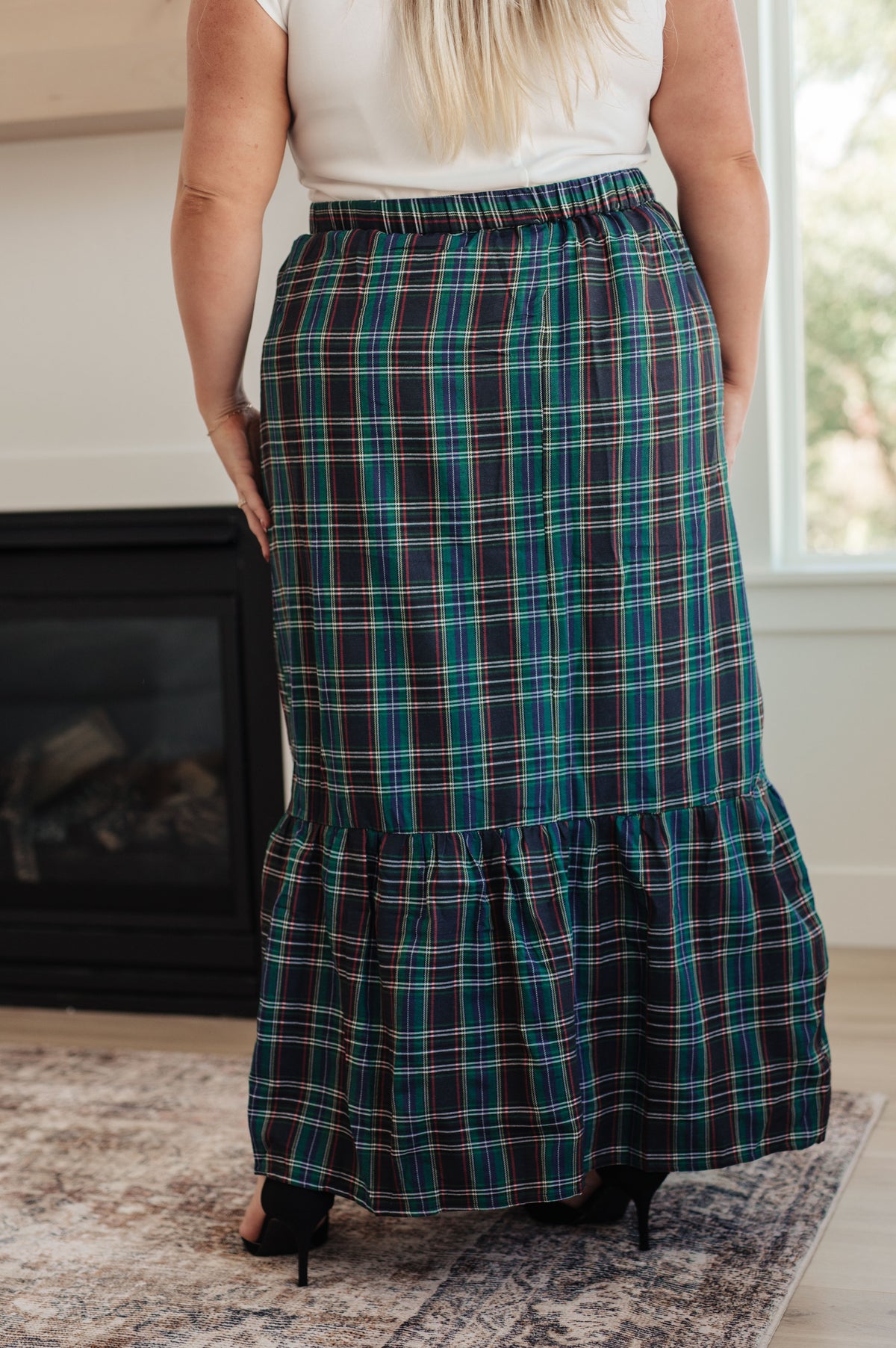 Plaid Perfection Maxi Skirt - 11/7/2024