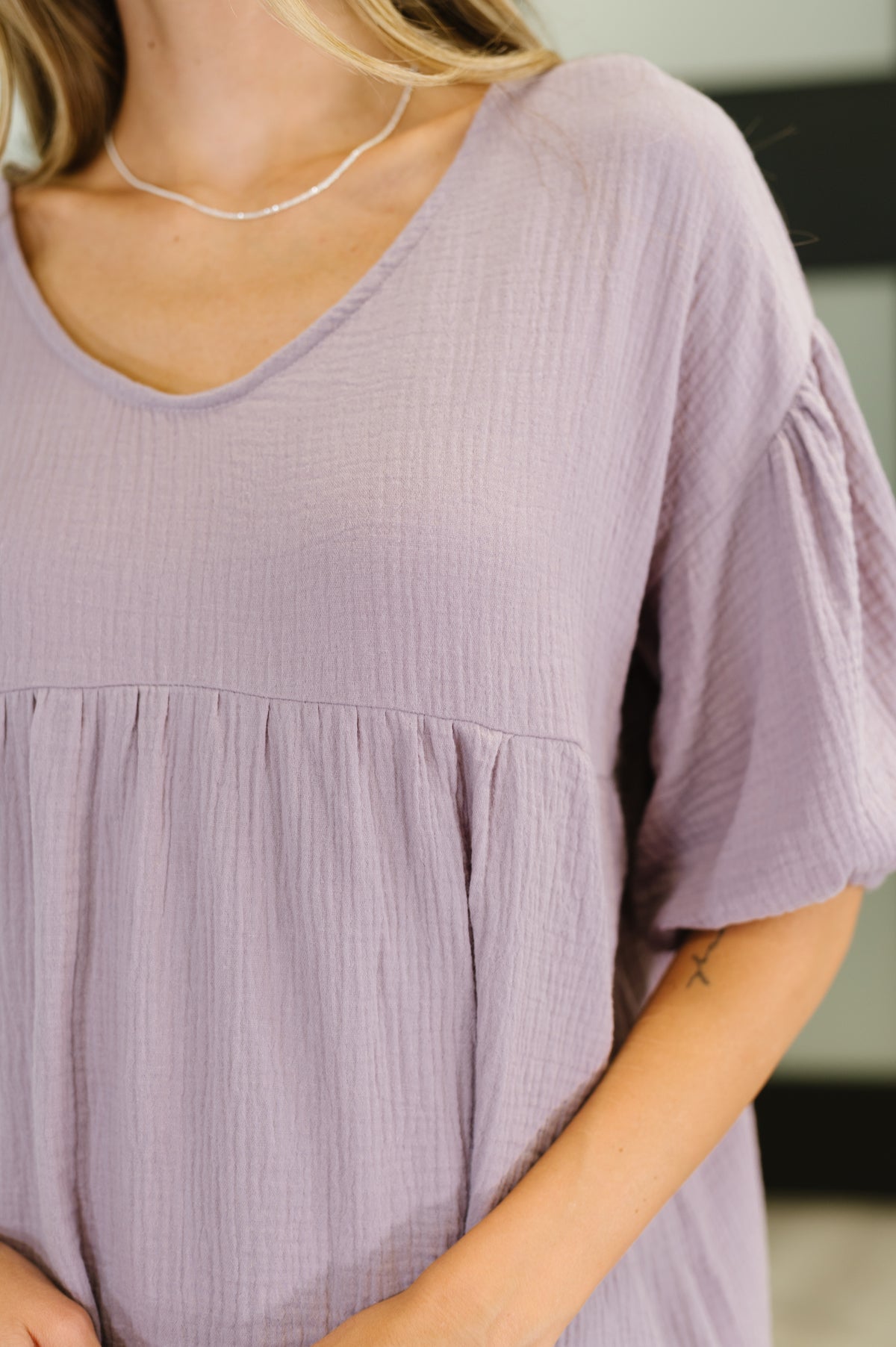Pleasantly Perfect Bubble Sleeve Peasant Blouse - 7/21/2025
