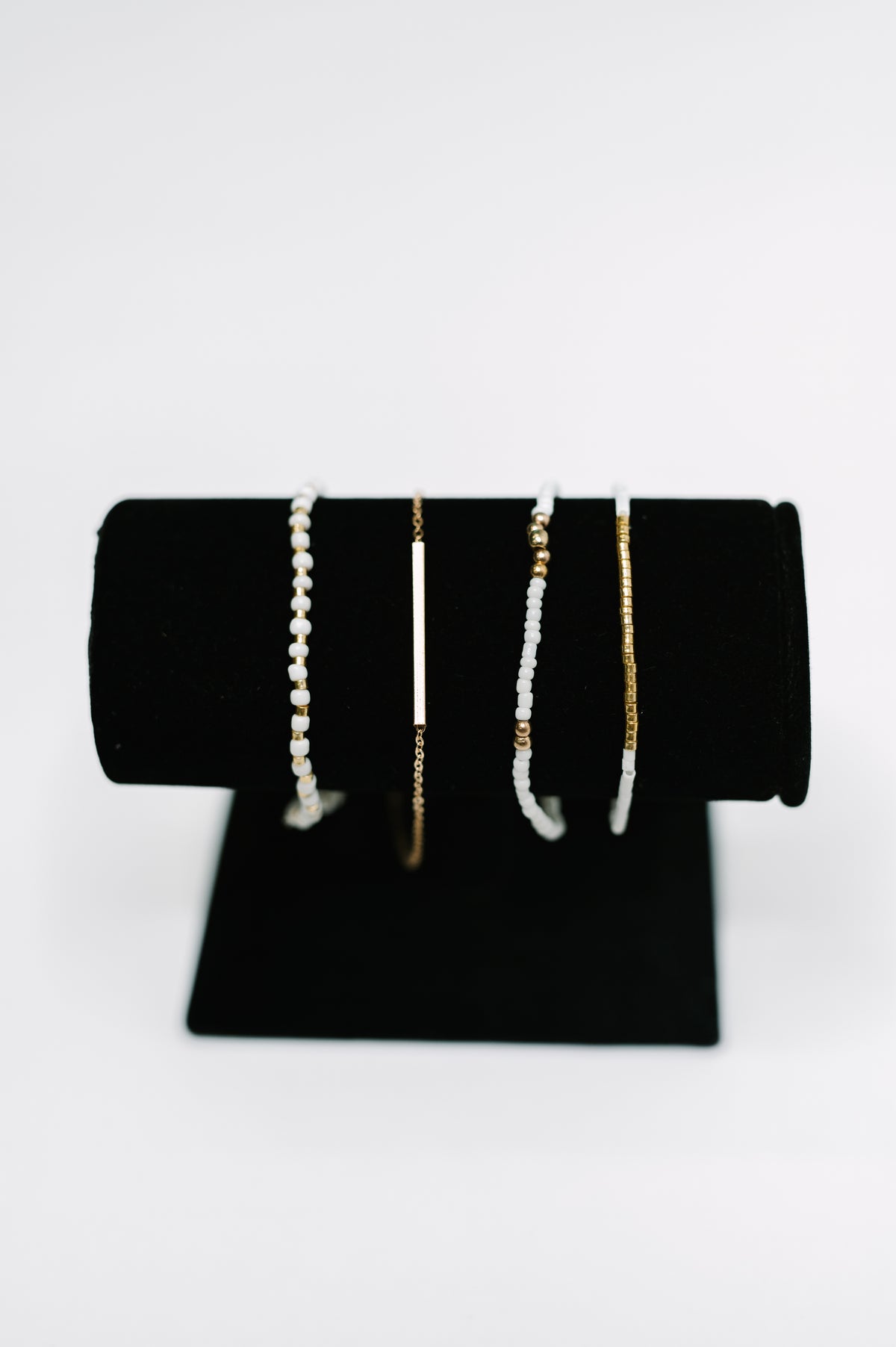 Poised & Polished Bracelet Set in White and Gold - 10/10/2025