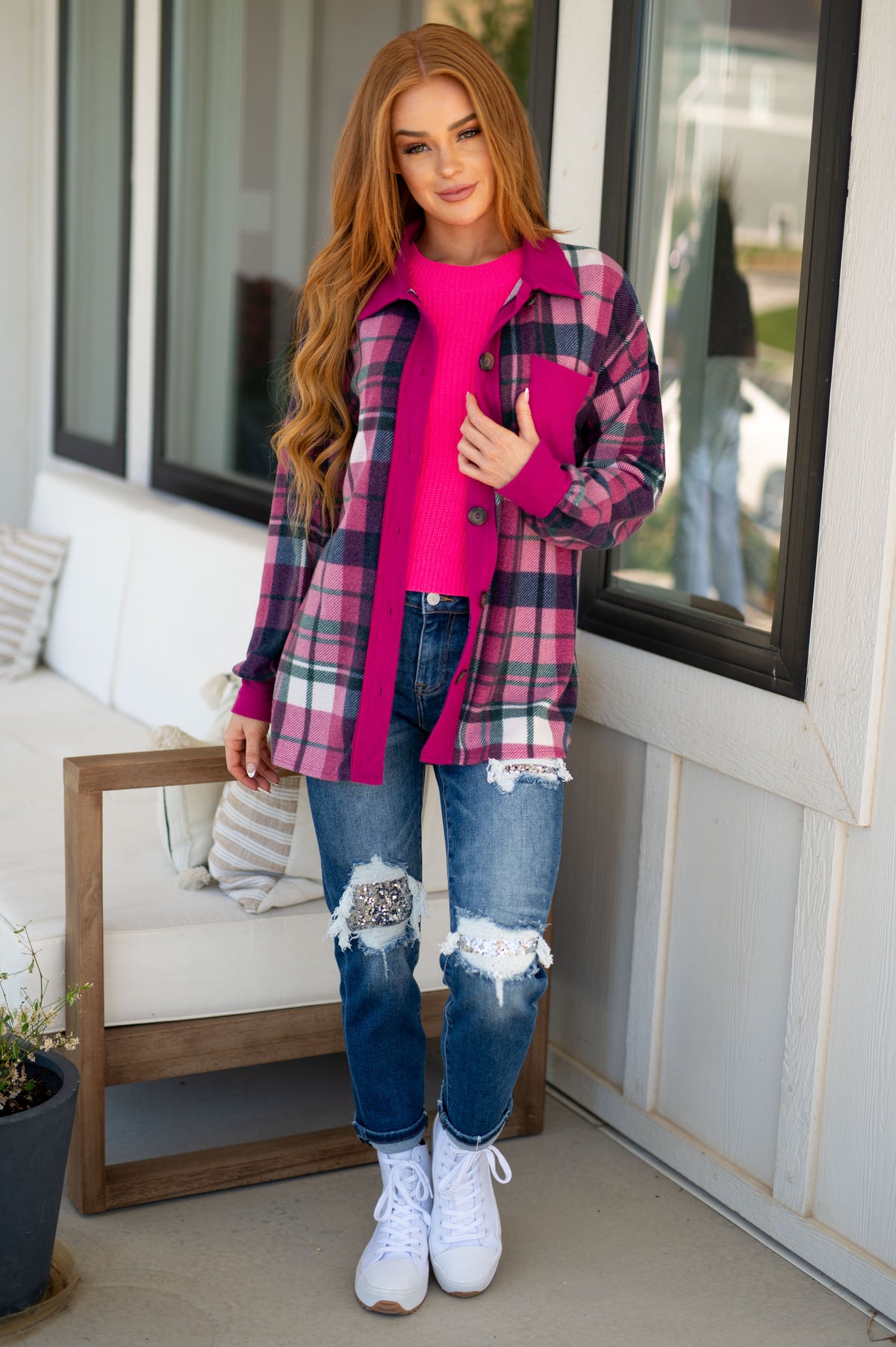 Playful in Plaid Shacket - 9/29/2023