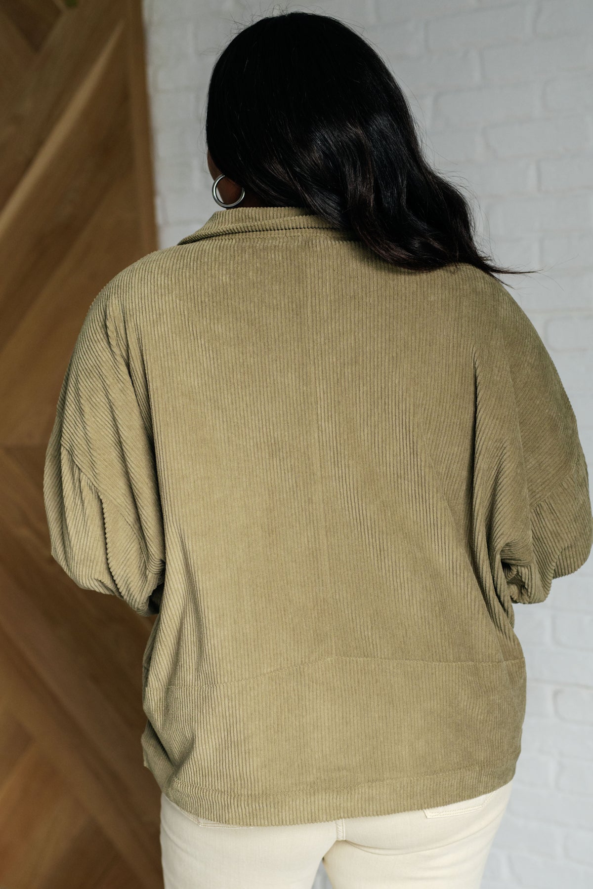 Primrose Corduroy Jacket in Olive - 9/11/2025