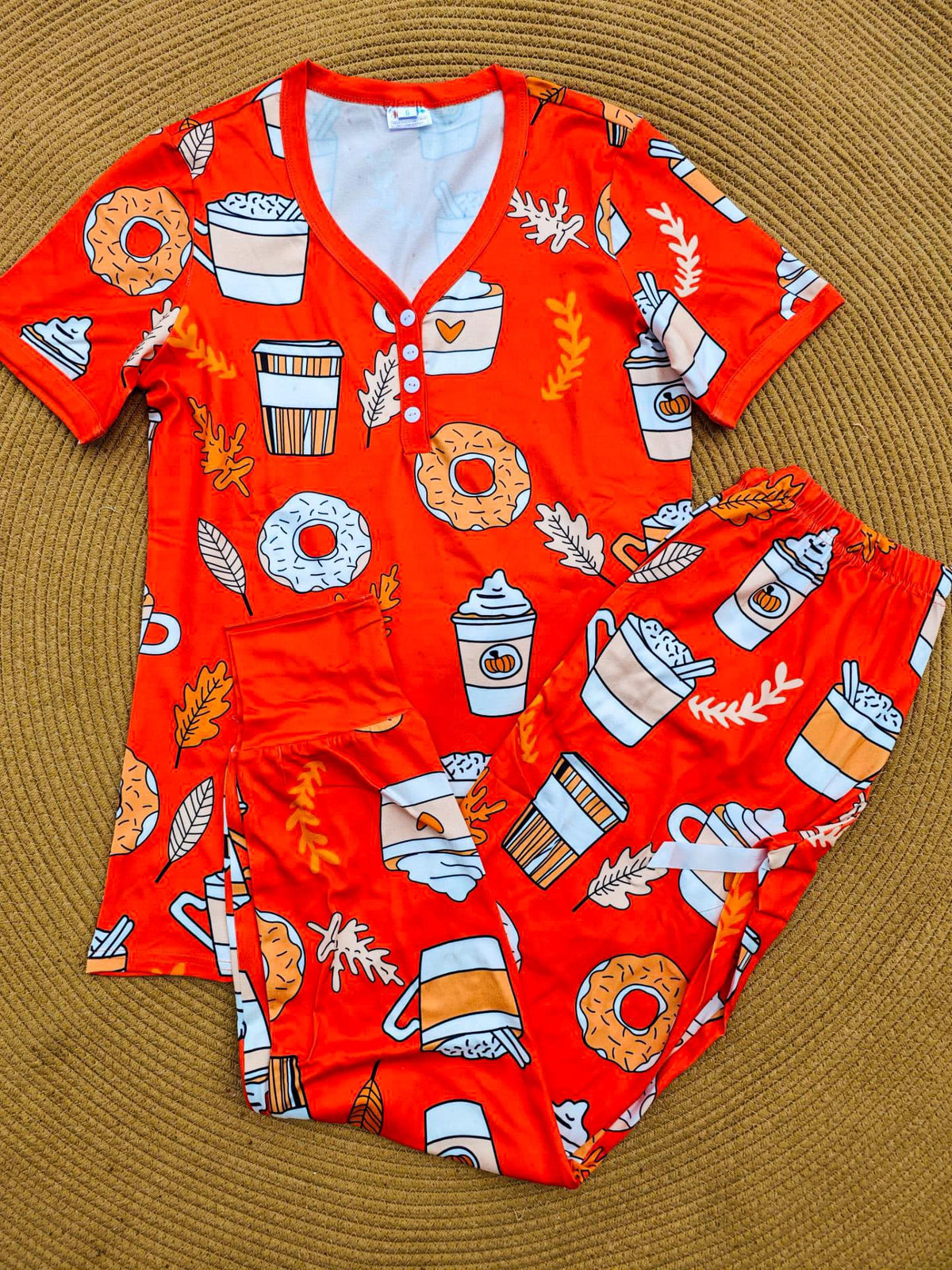 Fall Jogger Pajama Set In Assorted Prints - RTS