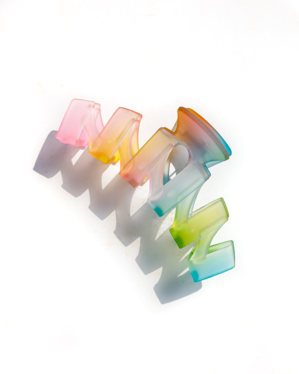 Rainbow Jelly Claw Clip Set of 4 - 6/2/2023
