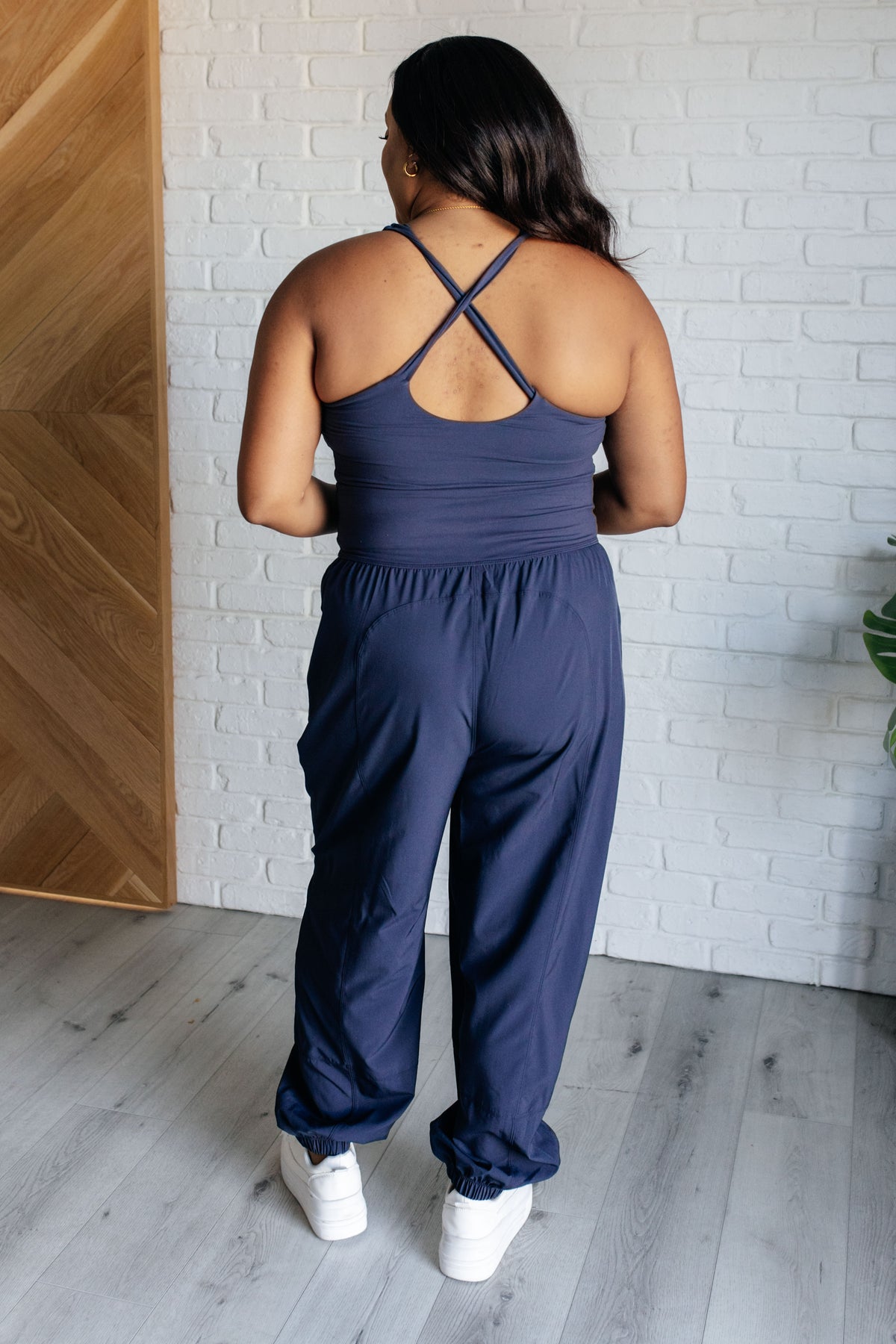 Raising Heart Rate Cut Out Jumpsuit in Navy - 10/17/2024