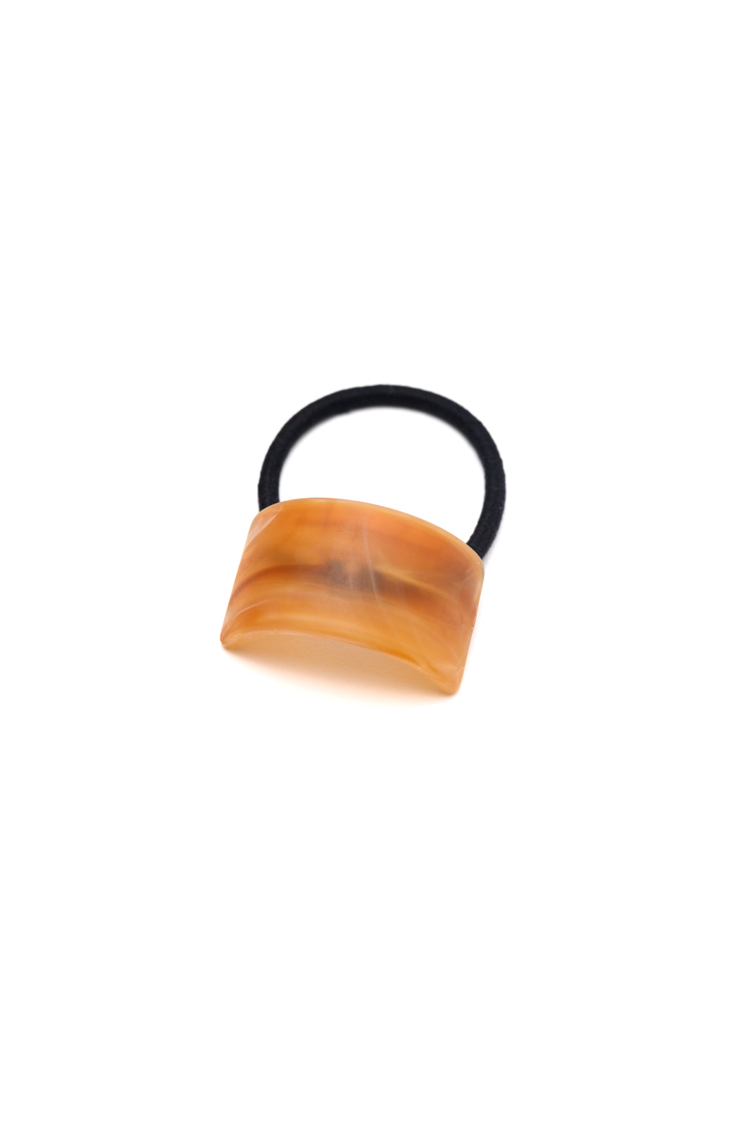 Rectangle Cuff Hair Tie Elastic in Amber - 10/26/2026