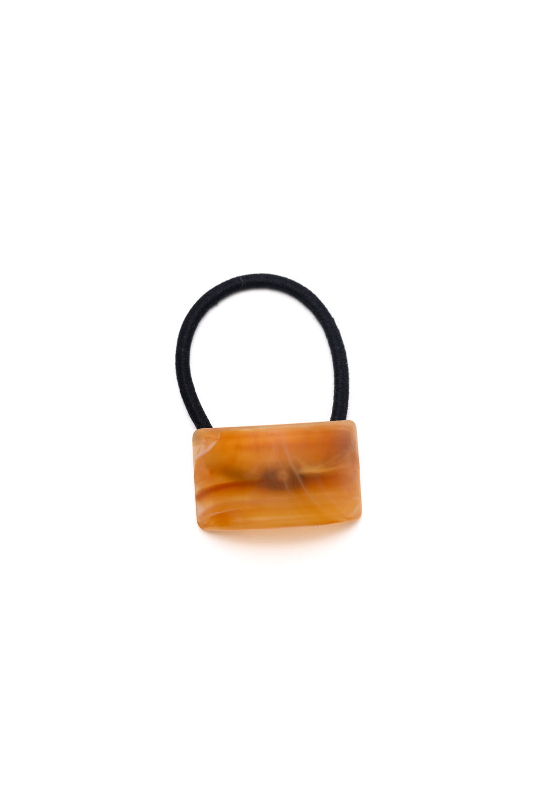 Rectangle Cuff Hair Tie Elastic in Amber - 10/26/2026