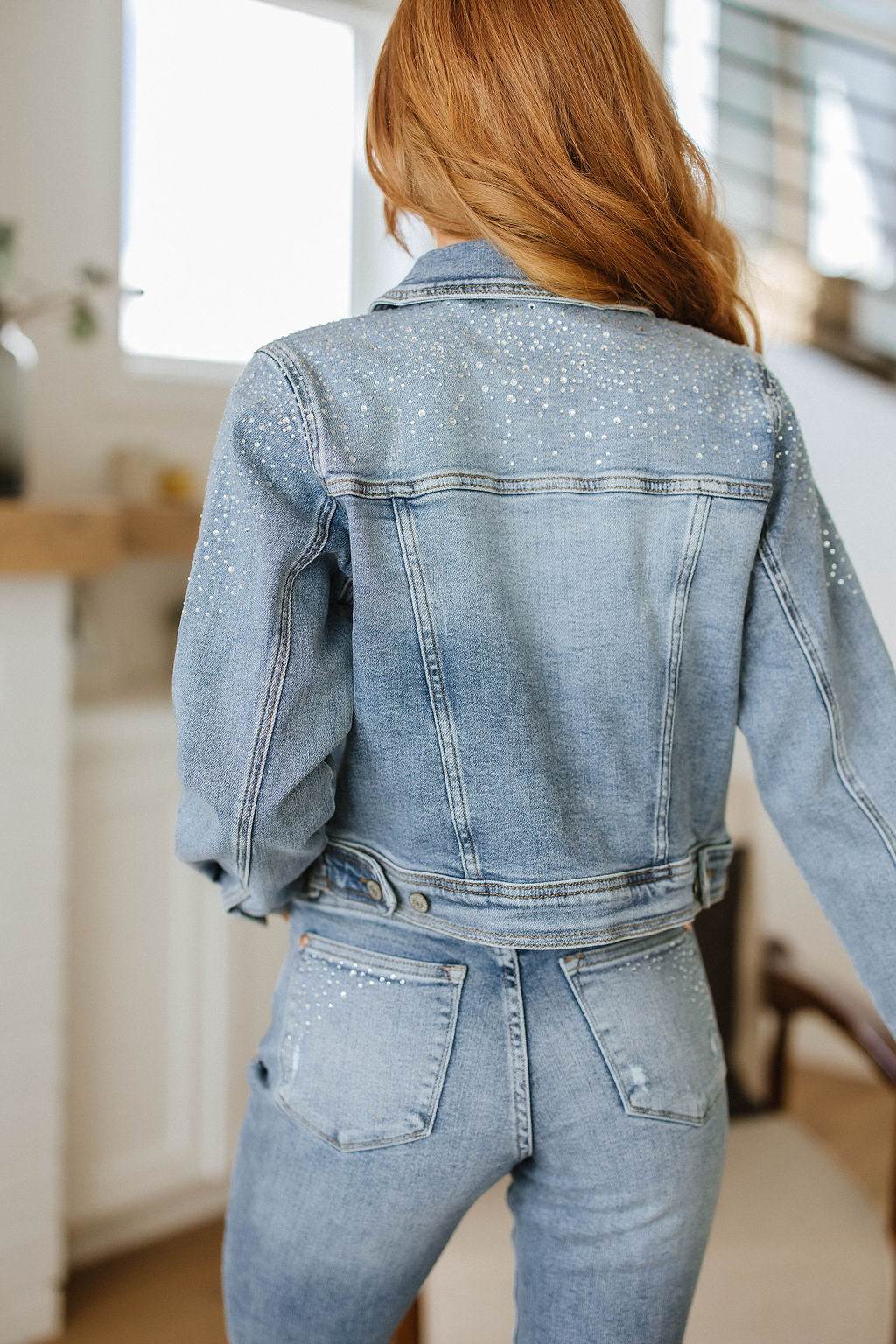 Reese Rhinestone Denim Jacket - 5/25/2023