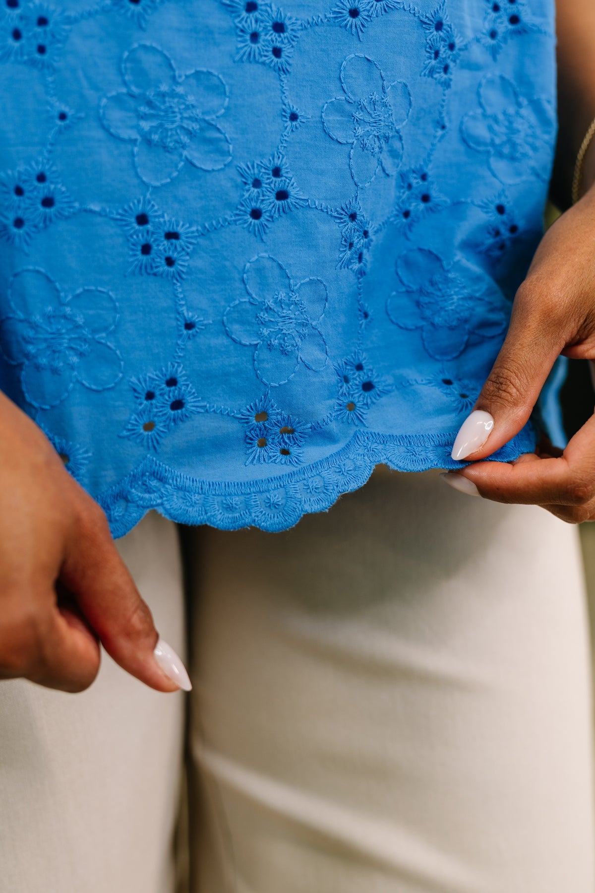 Refined Darling Eyelet Blouse  - 6/23/2026