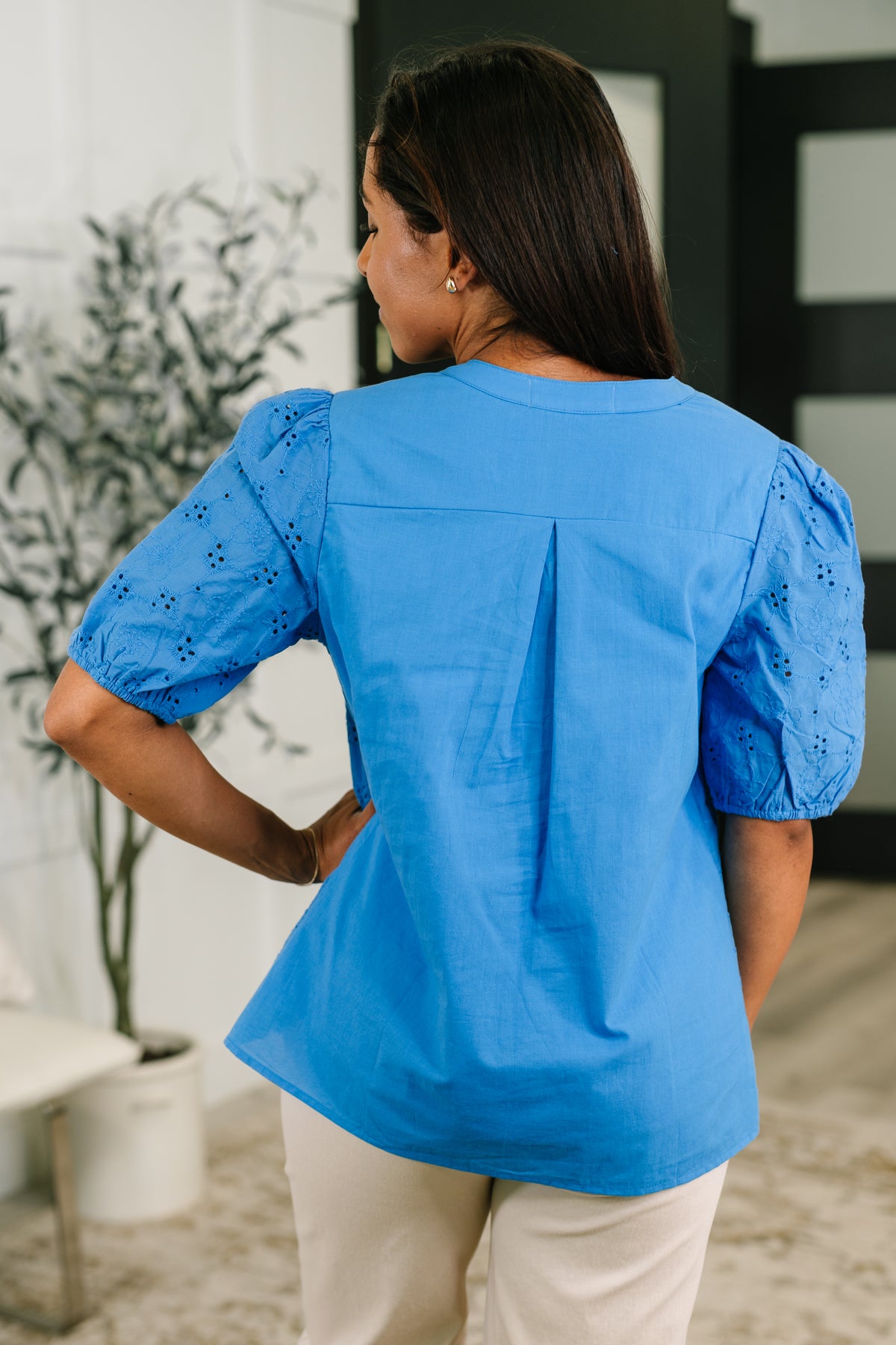 Refined Darling Eyelet Blouse  - 6/23/2026