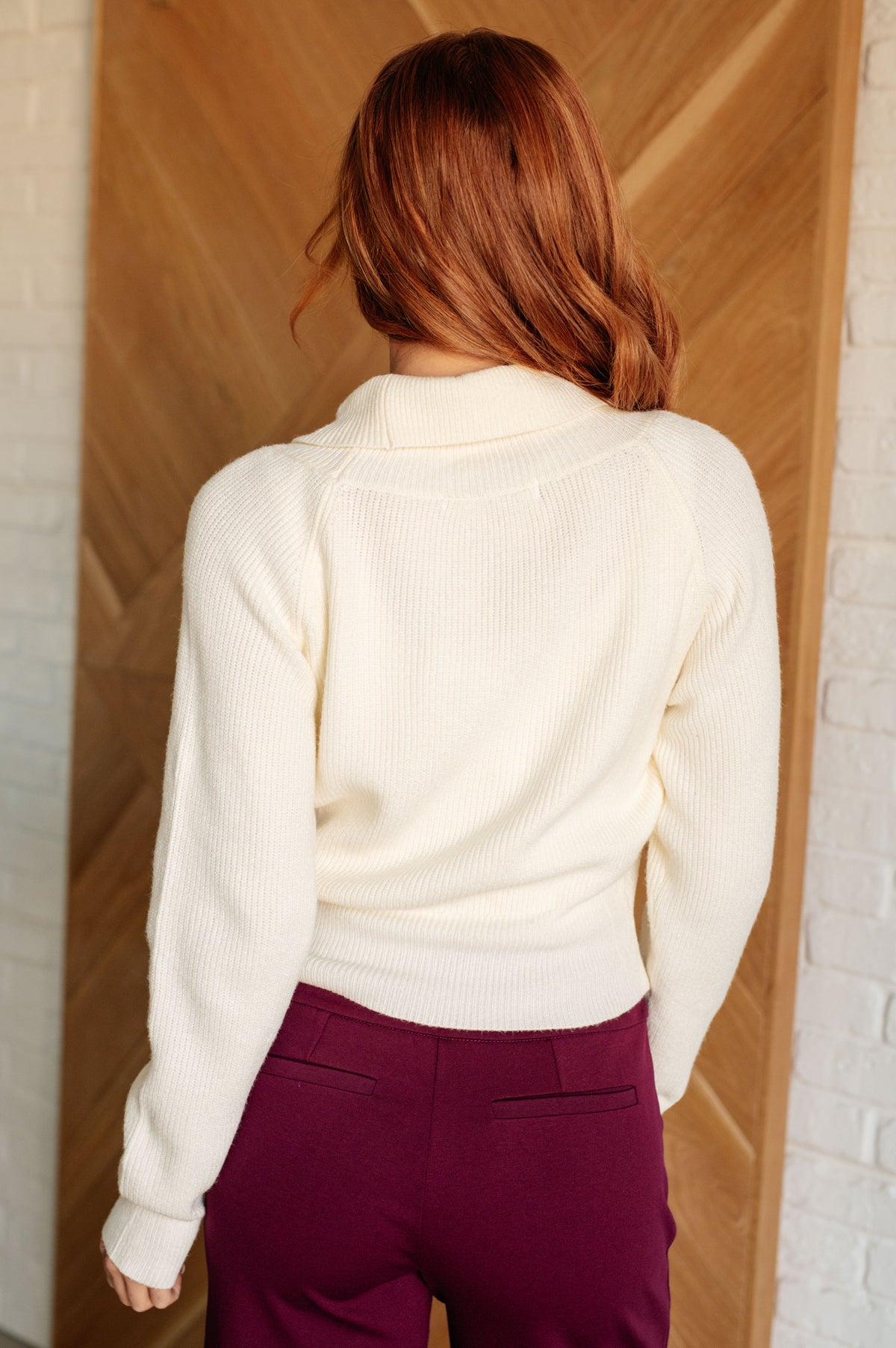 Requisite Request Surplice Crop Sweater - 10/6/2025