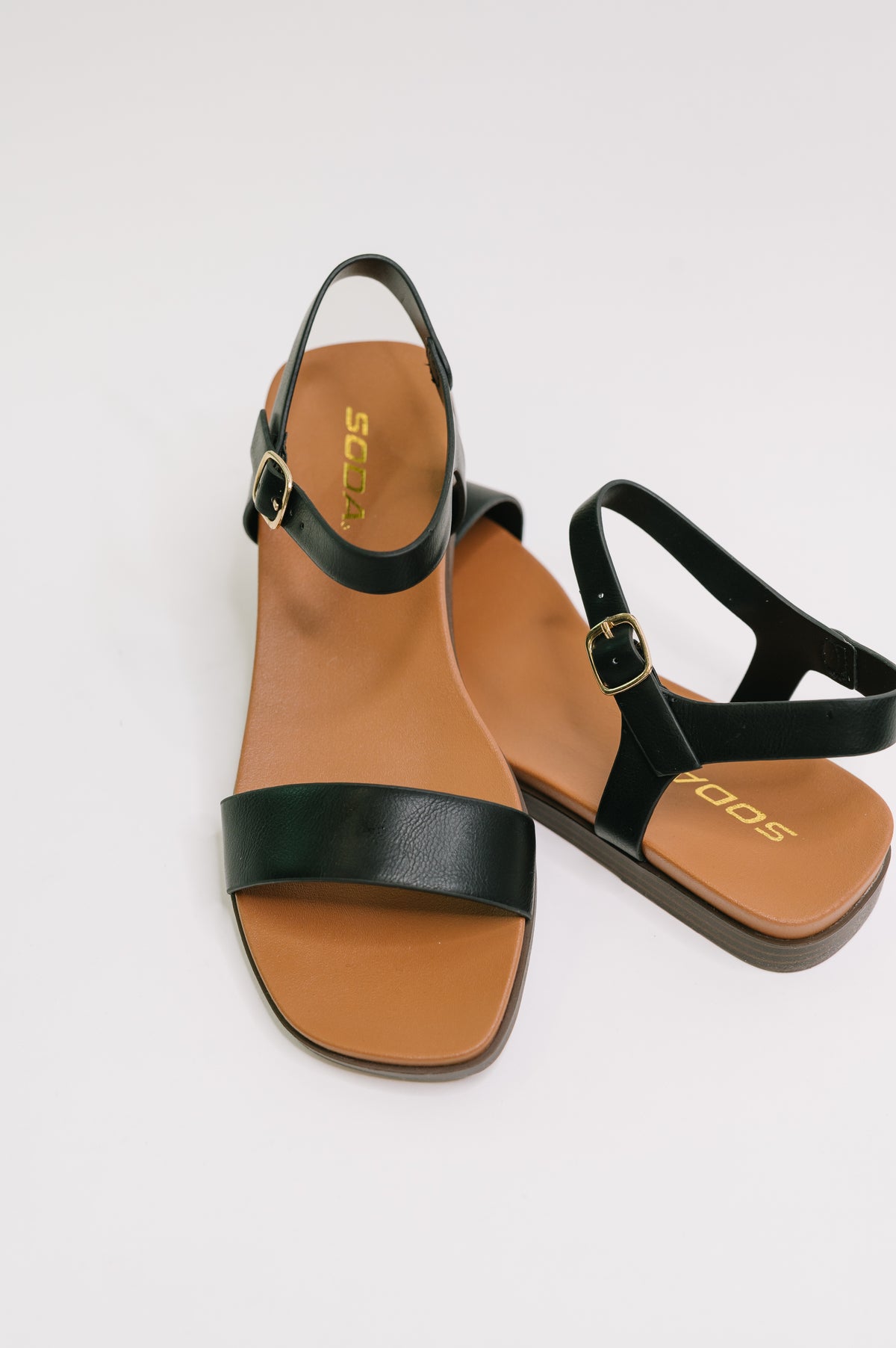 Riddle Ankle Strap Sandal in Black - 6/16/2026