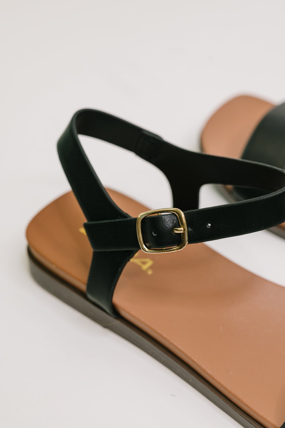 Riddle Ankle Strap Sandal in Black - 6/16/2026