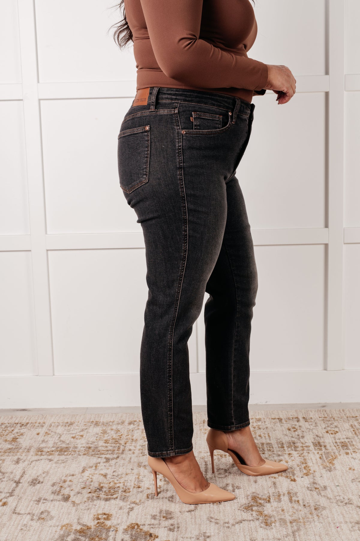 Rita Mid Rise Control Top Slim Jeans - 1/15/2025