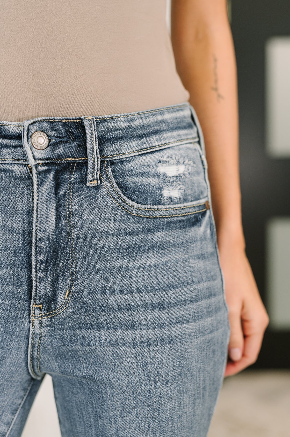 Robin High Waist Bootcut with Fray Hem - 9/24/2025