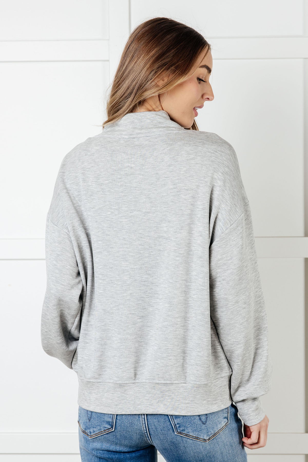 Rogue Runner Half Zip Jacket in Heather Grey - 1/2/2025