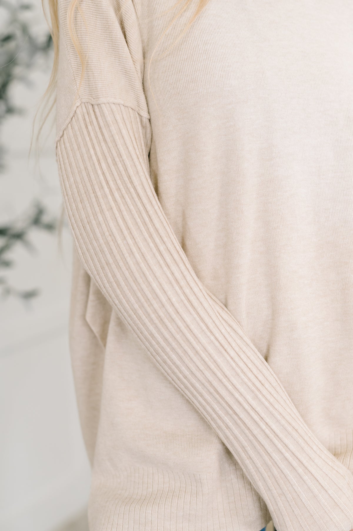 Running Late Hooded Long Sleeve in Beige - 10/29/2025