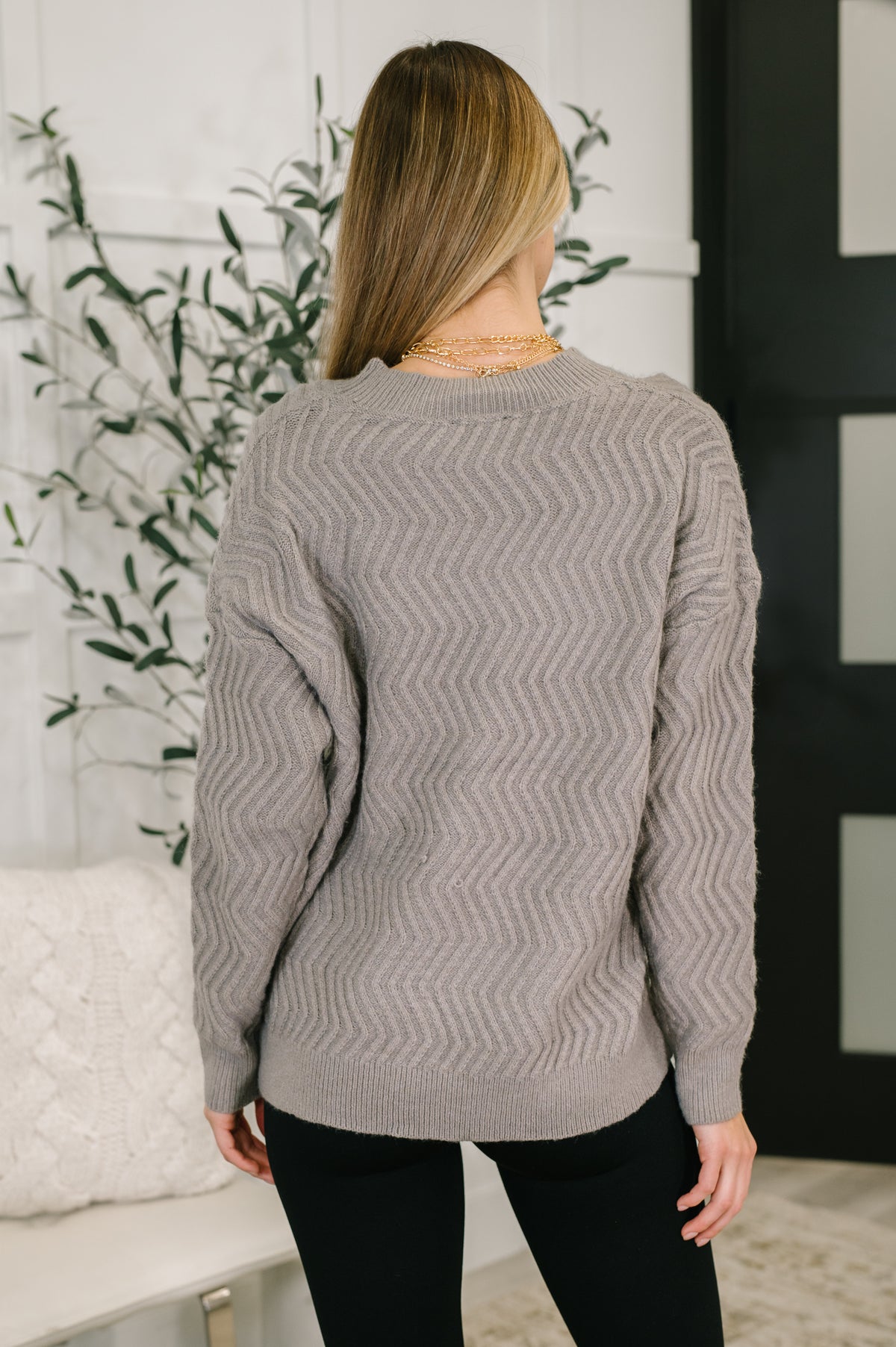 Rush of Joy Textured Long Sleeve Top - 12/19/2025