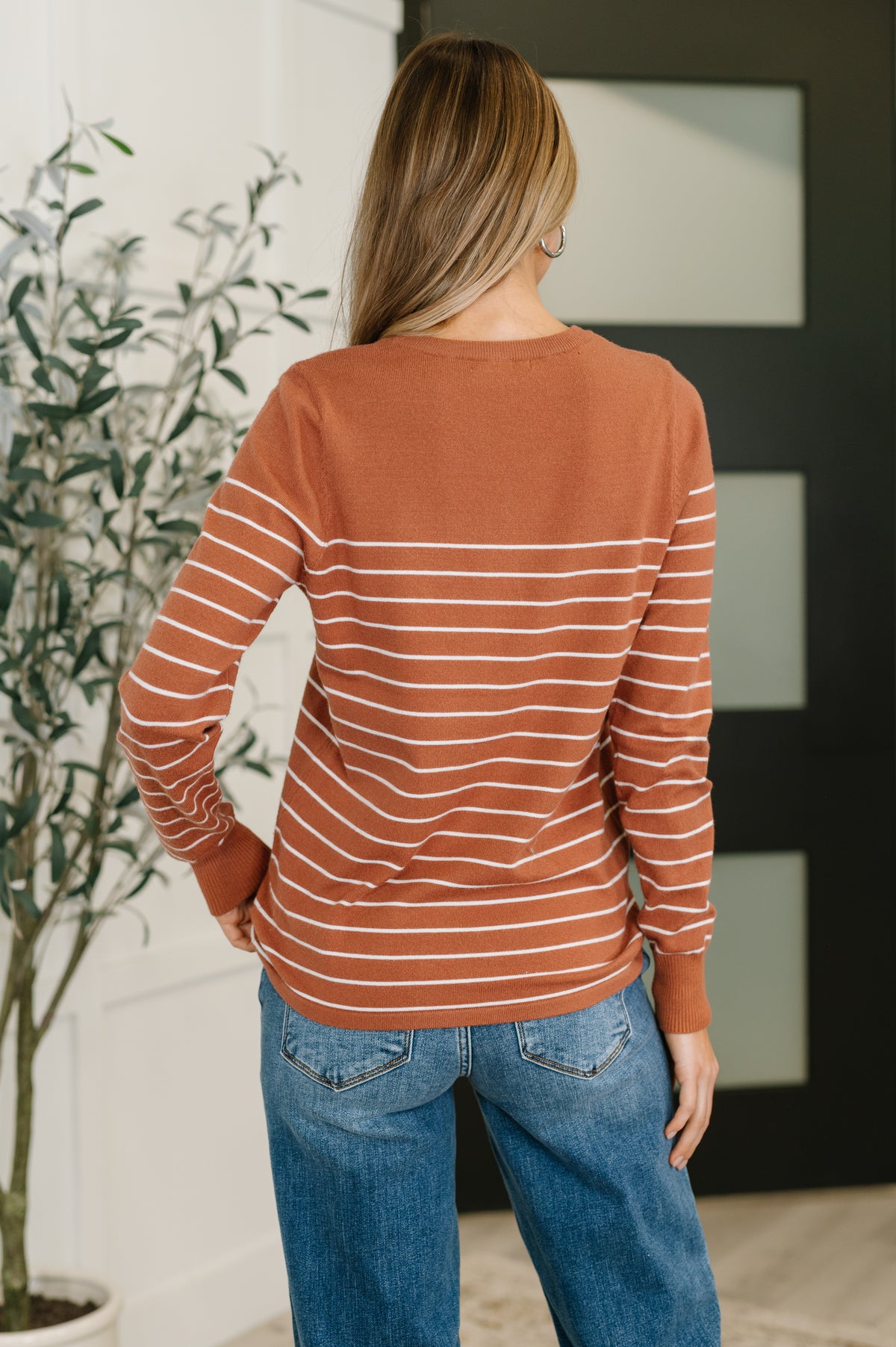 Rust Revival Long Sleeve Knit Top - 11/4/2025