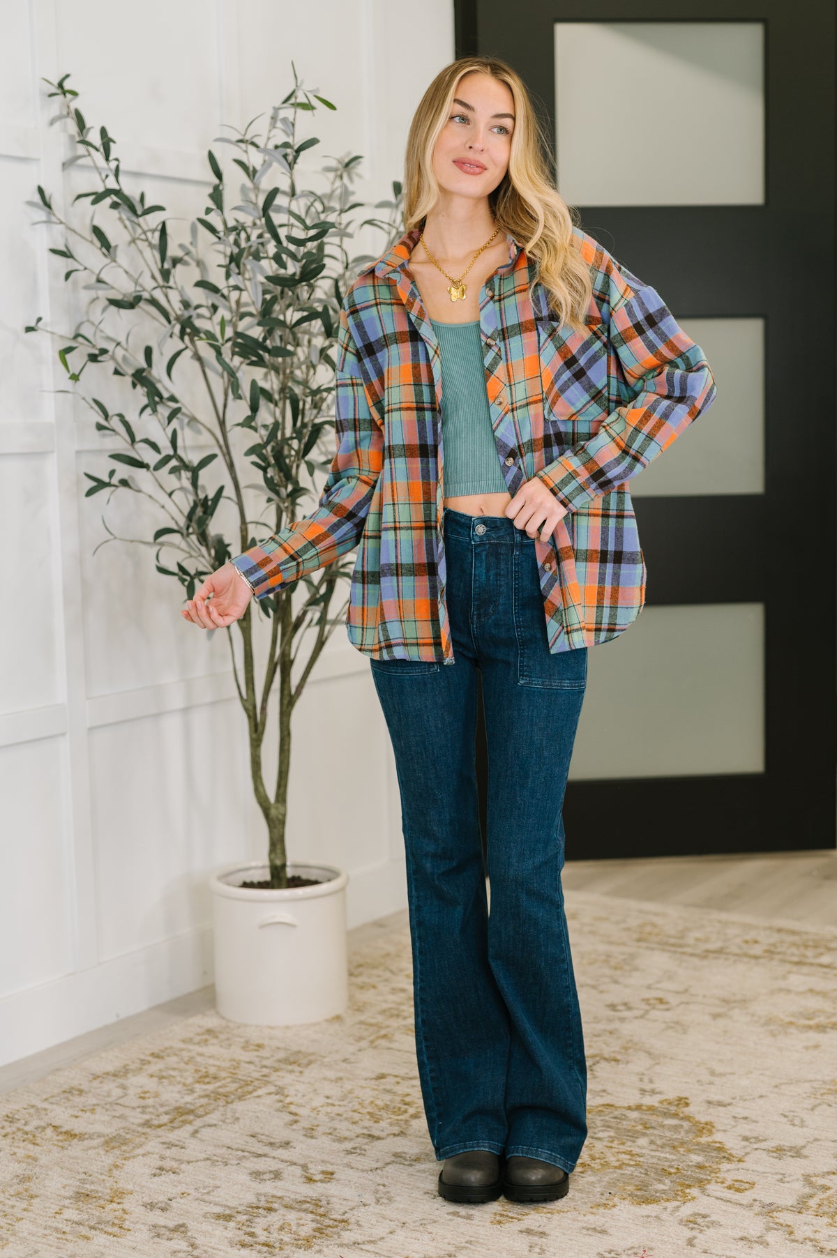 Rustic Rhythm Plaid Button Down - 11/11/2025