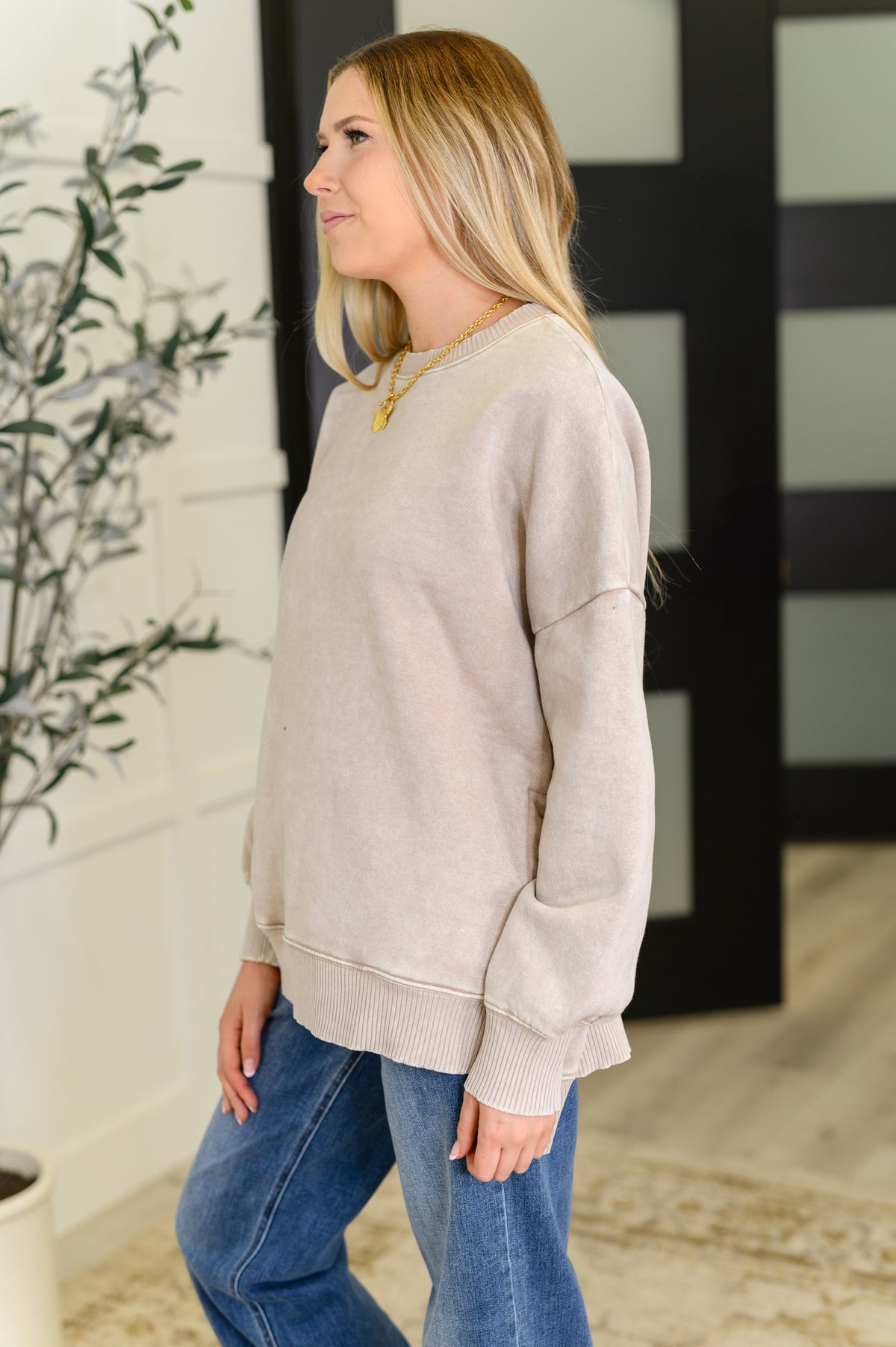 Safe and Secure Mineral Wash Pullover in Ash Mocha - 9/3/2025