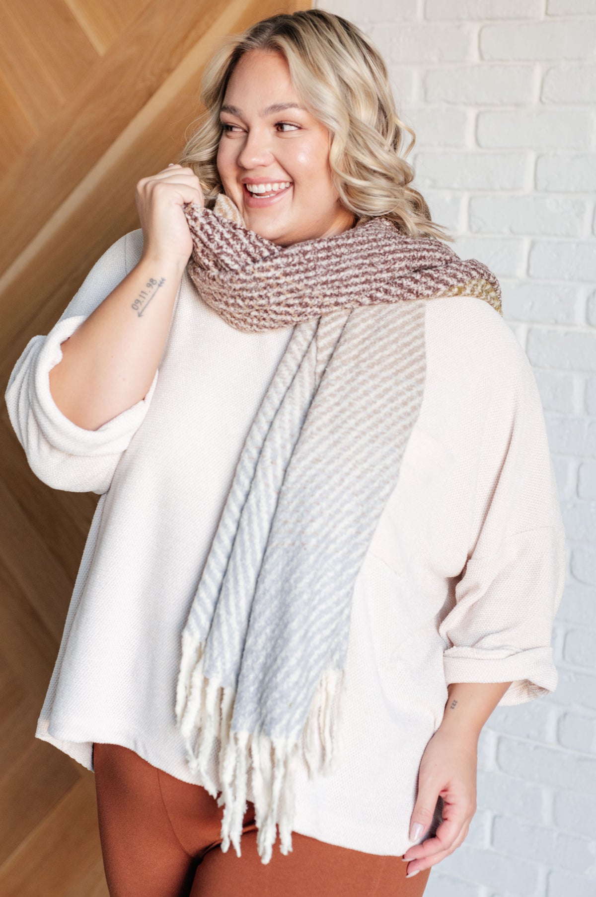 Ivory Thoughts Chenille Blouse - 9/15/2025