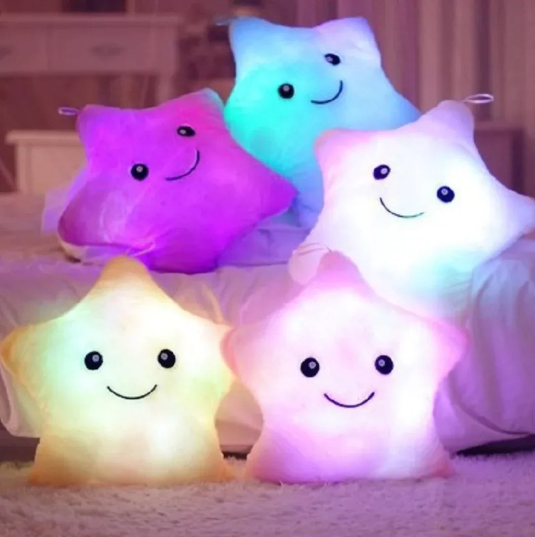 PREORDER: Glowing LED Plush Star in Assorted Colors