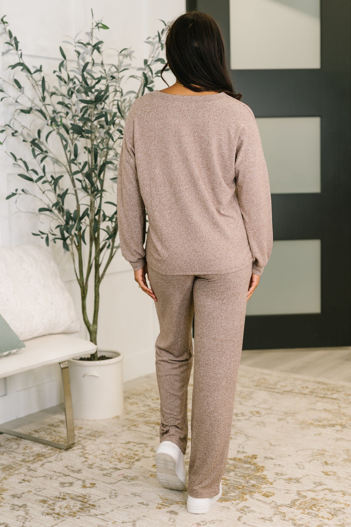 Seasonal Snooze Top and Bottom Set in Brown - 11/26/2025