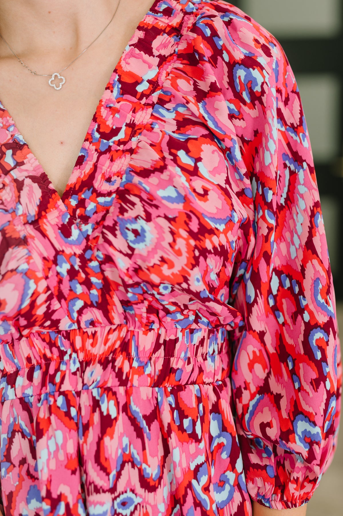 Seems Okay Abstract Print Romper - 4/30/2026