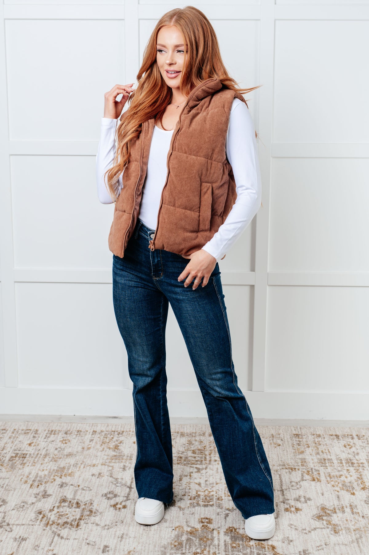 Set Me Up Corduroy Puffer Vest - 11/26/2024