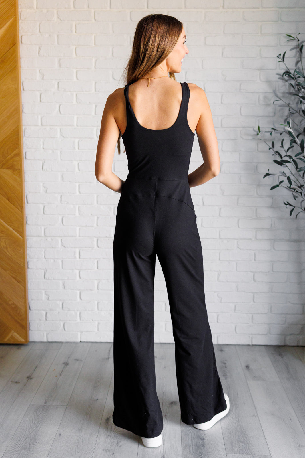 Shavasana Everyday Wide Leg Jumpsuit in Black - 9/19/2024