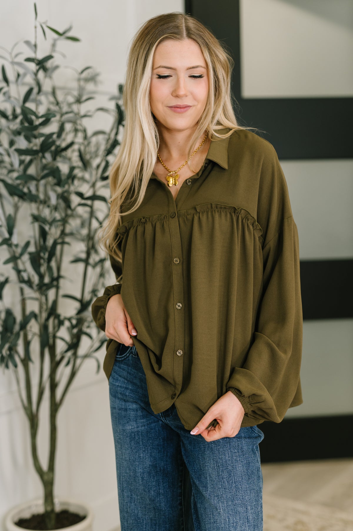 She's Got A Way Button Down Blouse - 9/5/2025